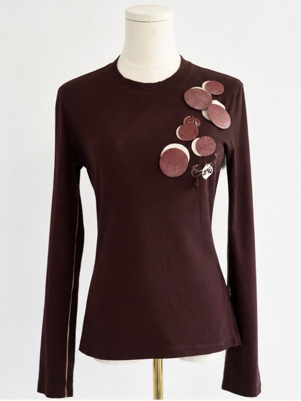 Vintage Jean Paul Gaultier JPG Jean’s Embellished Long Sleeve Top